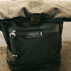 Longchamp Green District Nylon Backpack
